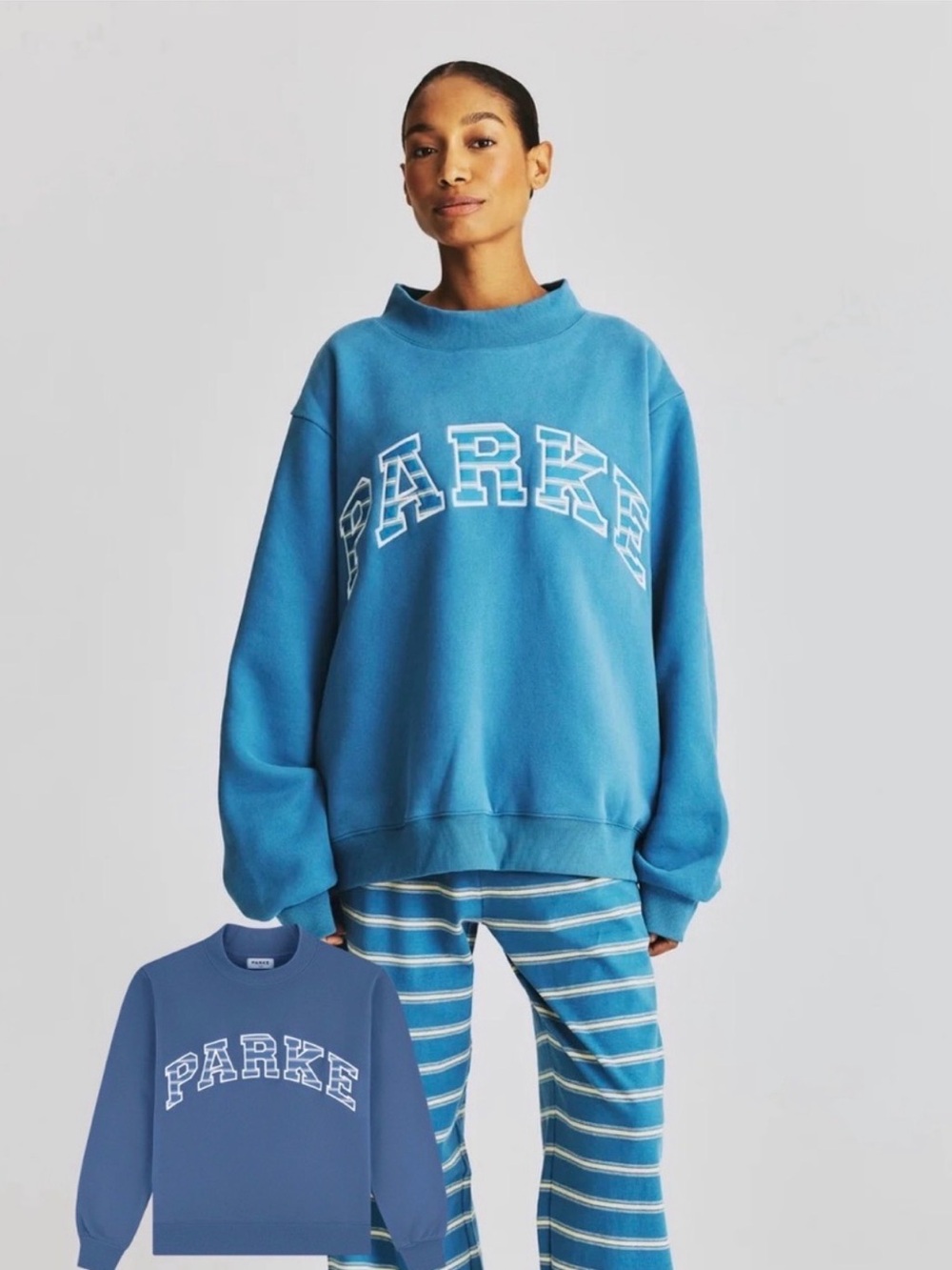 PARKE HERITAGE Washed Indigo + Washed
Indigo Stripe L/XL